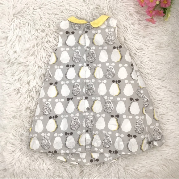 ❌Gold❌Obaïbi Baby Girl Gray Yellow Dress 🍐 - Picture 5 of 6
